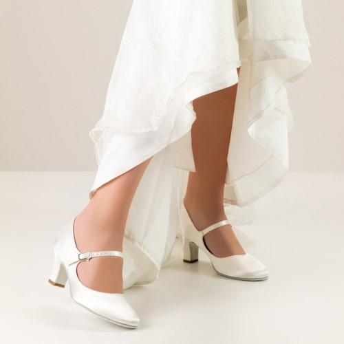Werner Kern Mujeres Zapatos de Novia Ashley 6 - Satén Blanco