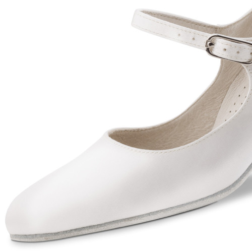 Werner Kern Mulheres Sapatos de Dança Ashley 6 - Cetim Branco