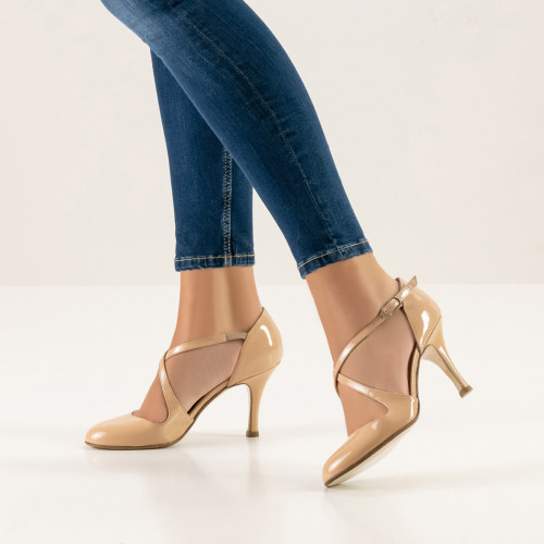 Nueva Epoca Femmes Chaussures de Soirée Aurora LS - Vernis Beige