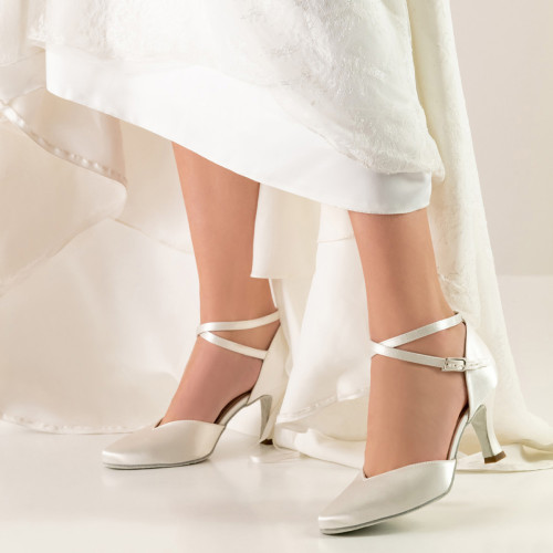 Werner Kern Mulheres Sapatos de Dança Betty - Cetim Branco [UK 5]