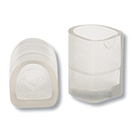 Diamant protectores de calcanhar [Transparent - 1 par]