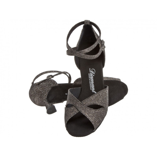 Diamant Women´s dance shoes 181-087-510 - Brocade Bronze Glitter - 6,5 cm