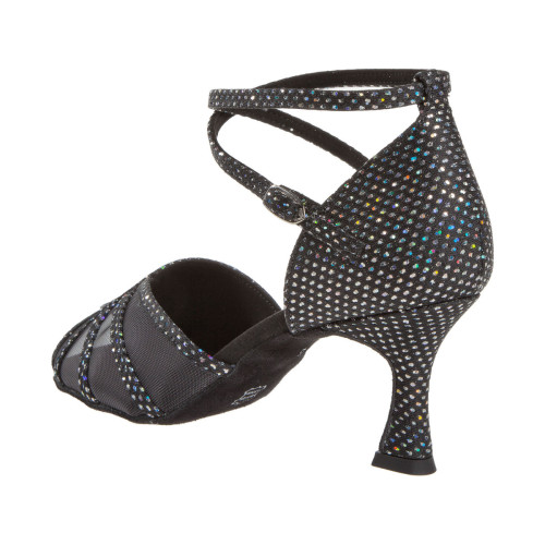 Diamant Femmes Chaussures de Danse 020-087-183 - Textile/Mesh Multicouleur - 6,5 cm Flare  - Größe: UK 4,5