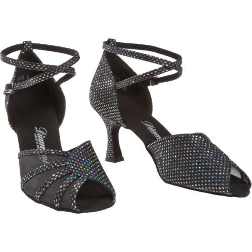 Diamant Sapatos de Dança 020-087-183 - Têxtil/Mesh - 6,5 cm Flare  - Größe: UK 4,5