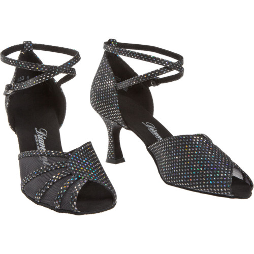 Diamant Femmes Chaussures de Danse 020-087-183 - Textile/Mesh Multicouleur - 6,5 cm Flare  - Größe: UK 5,5