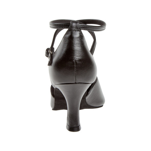 Diamant Mujeres Zapatos de Baile 058-080-034 - Cuero Negro - 6,5 cm