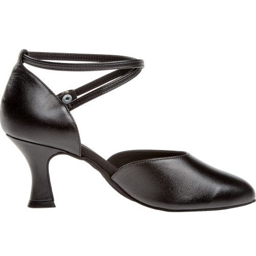 Diamant Mujeres Zapatos de Baile 058-080-034 - Cuero Negro - 6,5 cm