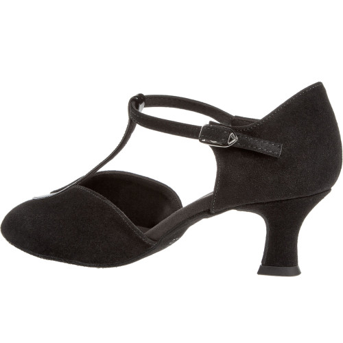 Diamant Women´s dance shoes 068-069-008 - Black Suede  - Größe: UK 5