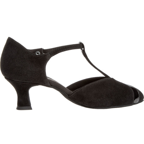 Diamant Femmes Chaussures de Danse 068-069-008 - Suède Noir  - Größe: UK 7