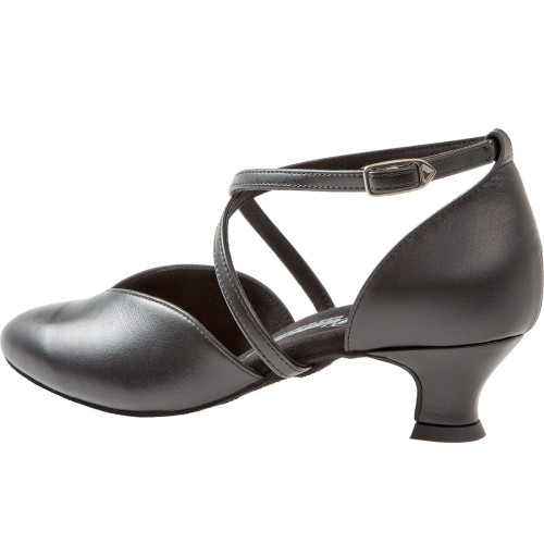 Diamant Women´s dance shoes 107-013-034 - Black Leather - 4,2 cm Spanish  - Größe: UK 4,5