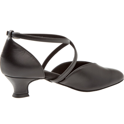 Diamant Women´s dance shoes 107-013-034 - Black Leather - 4,2 cm Spanish [UK 6]