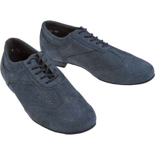 Women´s dance shoes 183-005-537 - Suede Dark Blue - 1,2 cm