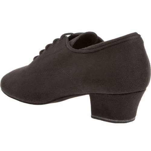 Diamant Sapatos instrutor de dança 140-034-335-A - Microfibra Preto - 3,7 cm Cuban [UK 7]