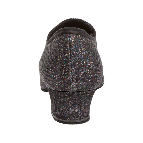 Diamant Dames Practice Schoenen 140-034-511-A - Brokaat Zwart - 3,7 cm Cuban - Grootte: UK 4,5