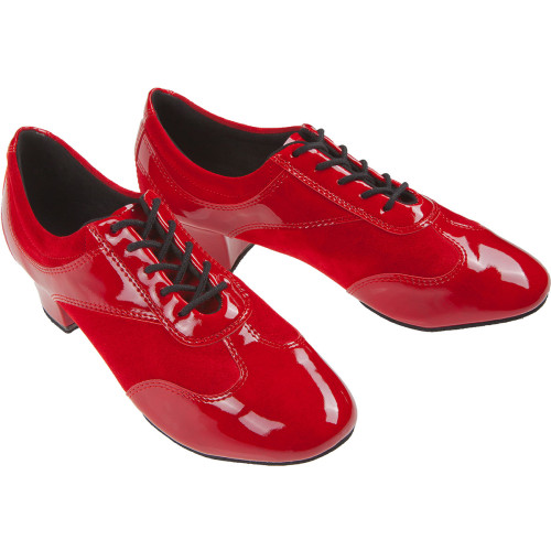 Diamant Femmes VarioPro Chaussures d'entraînement 188-134-589 - Cuir velours/vernis Rouge - 3,7 cm