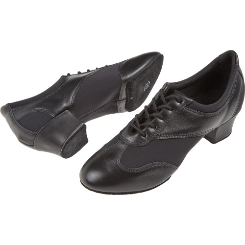 Diamant Mulheres VarioPro Sapatos instrutor de dança 188-234-588 - Pele/Neopreno Preto - 3,7 cm