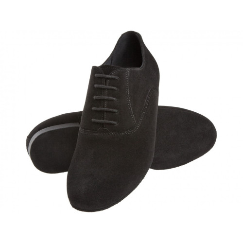 Diamant Mens Dance Shoes 180-025-001 - Suede Black - Bequem   - Größe: UK 7,5