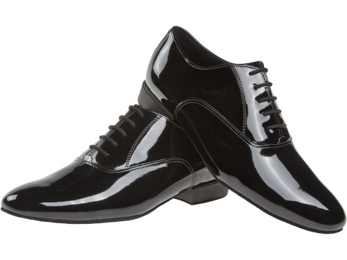 Diamant Hommes Chaussures de Danse 180-075-038 - Vernis Noir   - Größe: UK 8,5