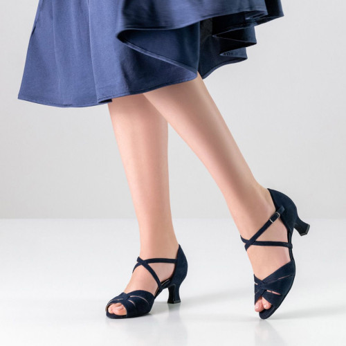 Werner Kern Mujeres Zapatos de Baile Ebony - Navy