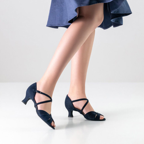 Werner Kern Mujeres Zapatos de Baile Ebony - Navy