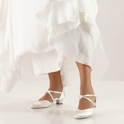 Werner Kern Mulheres Sapatos de Dança Felice 3,4 - Branco