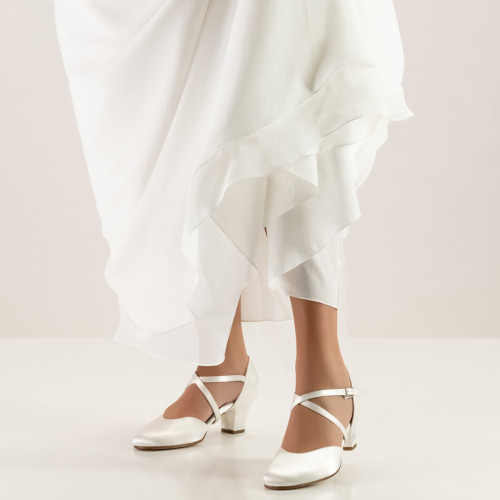 Werner Kern Bridal Shoes Felice 4,5 LS - White Satin