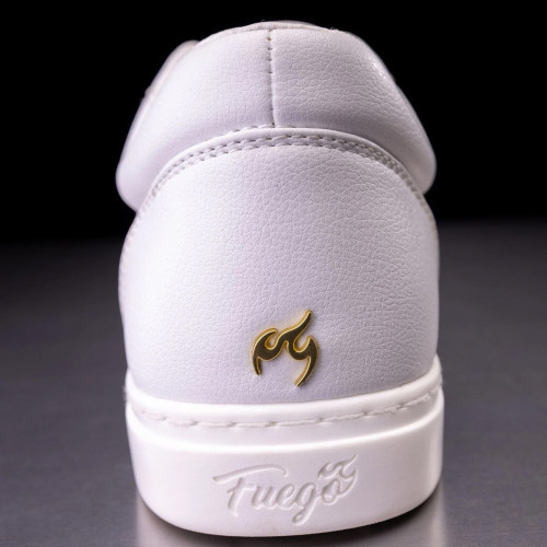 Fuego Unisex Low-Top Dance Sneakers White - Misura: US M9/W10