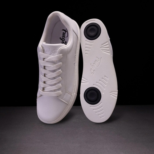 Fuego Unisex Low-Top Dance Sneakers White - Größe: US M9/W10