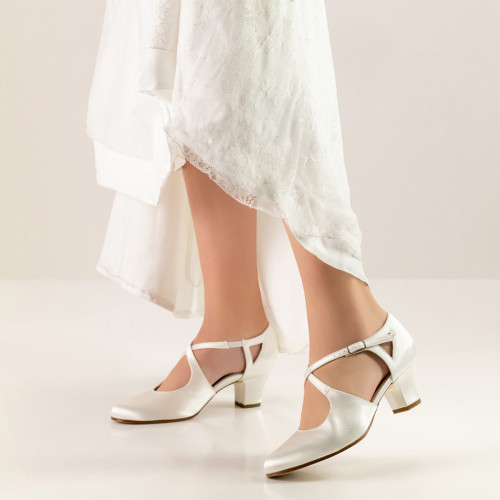 Werner Kern Bridal Shoes Gala 4,5 LS - White Satin