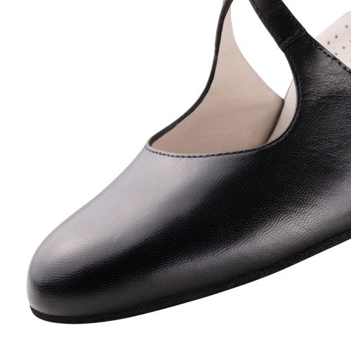 Werner Kern Femmes Chaussures de Danse Gilian - Cuir Noir - 6 cm  - Größe: UK 5,5