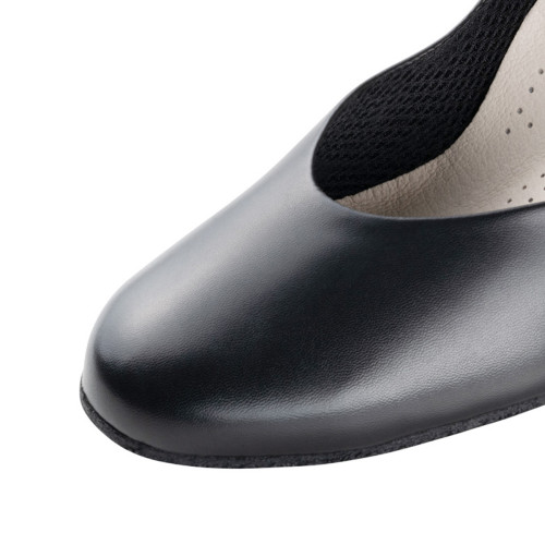 Werner Kern Women´s dance shoes Gina - Black Leather - 4,5 cm [UK 5]