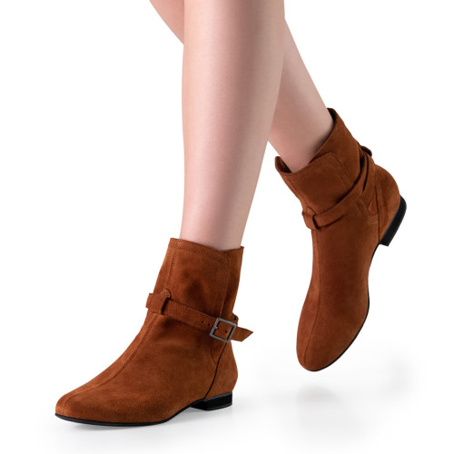 Werner Kern Dames Dans laarzen Harper 15-S - Suede Bruin