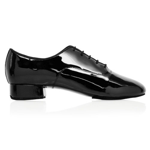 Ray Rose - Mens Dance Shoes 365 Benedetto - Patent Black - 1" Pro-Glide [UK 7,5]