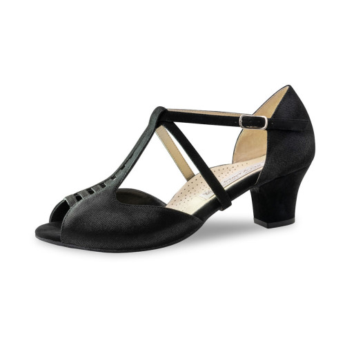 Werner Kern Mujeres Zapatos de Baile Holly - Obermaterial: Ante Negro - Talla: EU 37 1/3