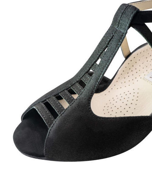 Werner Kern Femmes Chaussures de Danse Holly - Obermaterial: Suéde Noir - Pointure: EU 38 2/3