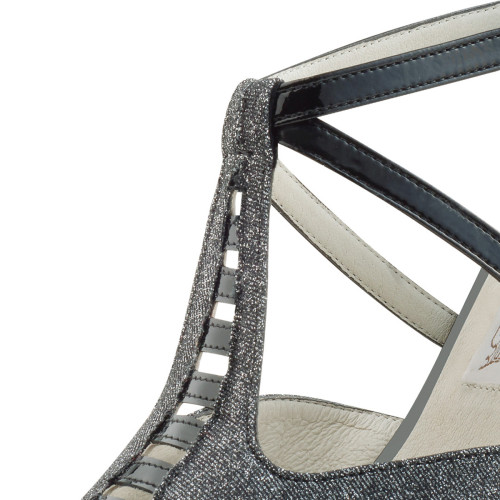 Werner Kern Women´s dance shoes Holly - Brocade Multi / Patent Black - 6,5 cm [UK 4]