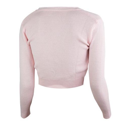 Intermezzo Damen Ballett Weste/Wickeljacke 6000 Jersey Elisa - Pink (007) - Größe: S