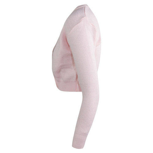 Intermezzo Damen Ballett Weste/Wickeljacke 6000 Jersey Elisa - Pink (007) - Größe: S