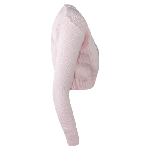 Intermezzo Damen Ballett Weste/Wickeljacke 6000 Jersey Elisa - Pink (007) - Größe: S