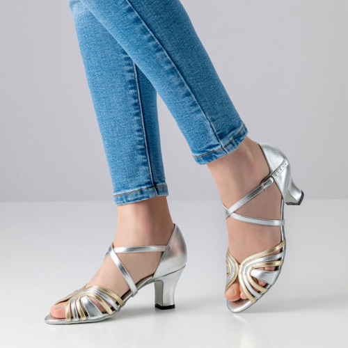 Werner Kern Damen Tanzschuhe Kim - Silber/Platin