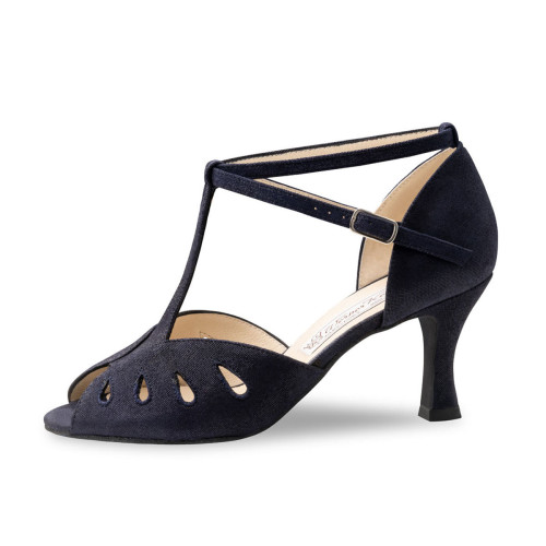 Werner Kern Women´s dance shoes Lindsay - Obermaterial: Suede Dunkelblau - Size: EU 40 2/3