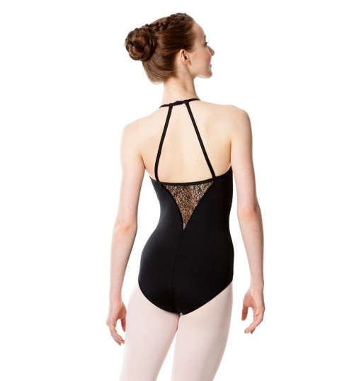 LULLI Dancewear Mujeres Ballet Body/Leotardo EDITH sin mangas - Color: Negro - Talla: M