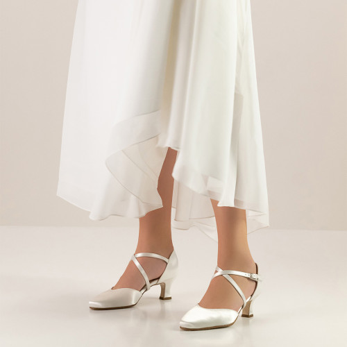 Werner Kern Ladies Dance / Bridal Shoes Patty 5,5 LS - White Satin
