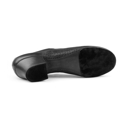 Portdance Uomini Scarpe da Ballo PD011 - Nubuck Nero - 4 cm Latin - Misura: EUR 44