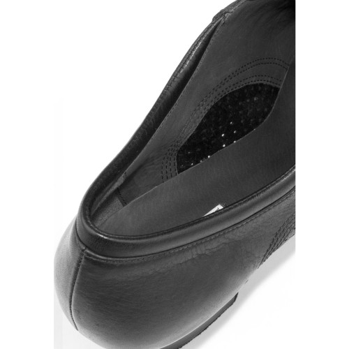 Portdance Hommes Chaussures de Danse Latine PD011 - Nubuck Noir - 4 cm Latin - Pointure: EUR 42