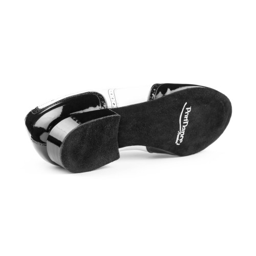 PortDance - Hombres Zapatos de Baile PD042 Tango - Negro/Blanco