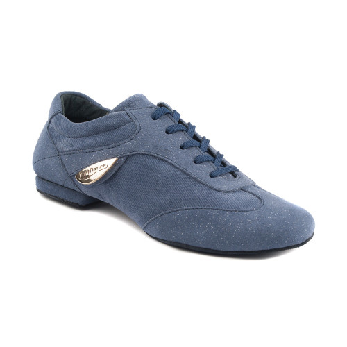 Portdance Donne Scarpe da Ballo PD07 - Denim/Scamosciata