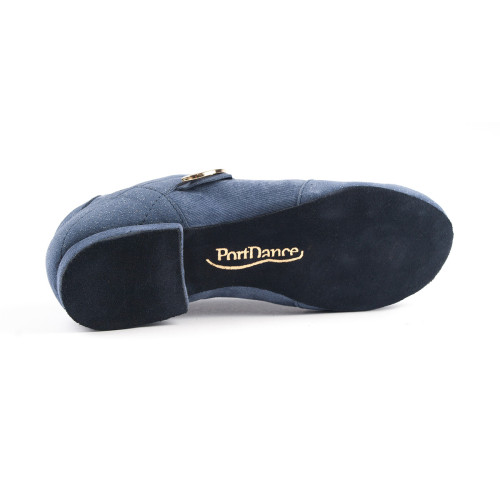 Portdance Donne Scarpe da Ballo PD07 - Denim/Scamosciata