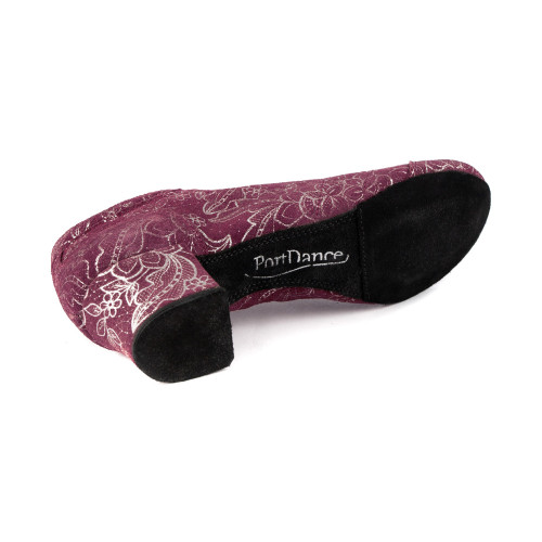 PortDance Dames Practice Schoenen PD706 - Bordeaux