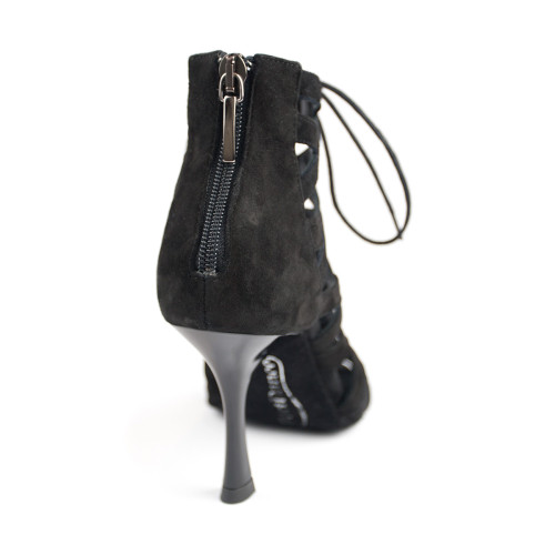 Portdance Donne Scarpe da Ballo PD804N - Nero - 7 cm